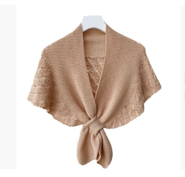 Vapetix Unisex size 80-125-Unisex size 80-125 Women's Small Shoulder Scarf for Air-Conditioned Rooms, New Style Cheongsam Outerwear, Knitted Fash – Bild 3