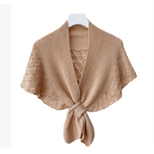 Vapetix Unisex size 80-125-Unisex size 80-125 Women's Small Shoulder Scarf for Air-Conditioned Rooms, New Style Cheongsam Outerwear, Knitted Fash – Bild 4