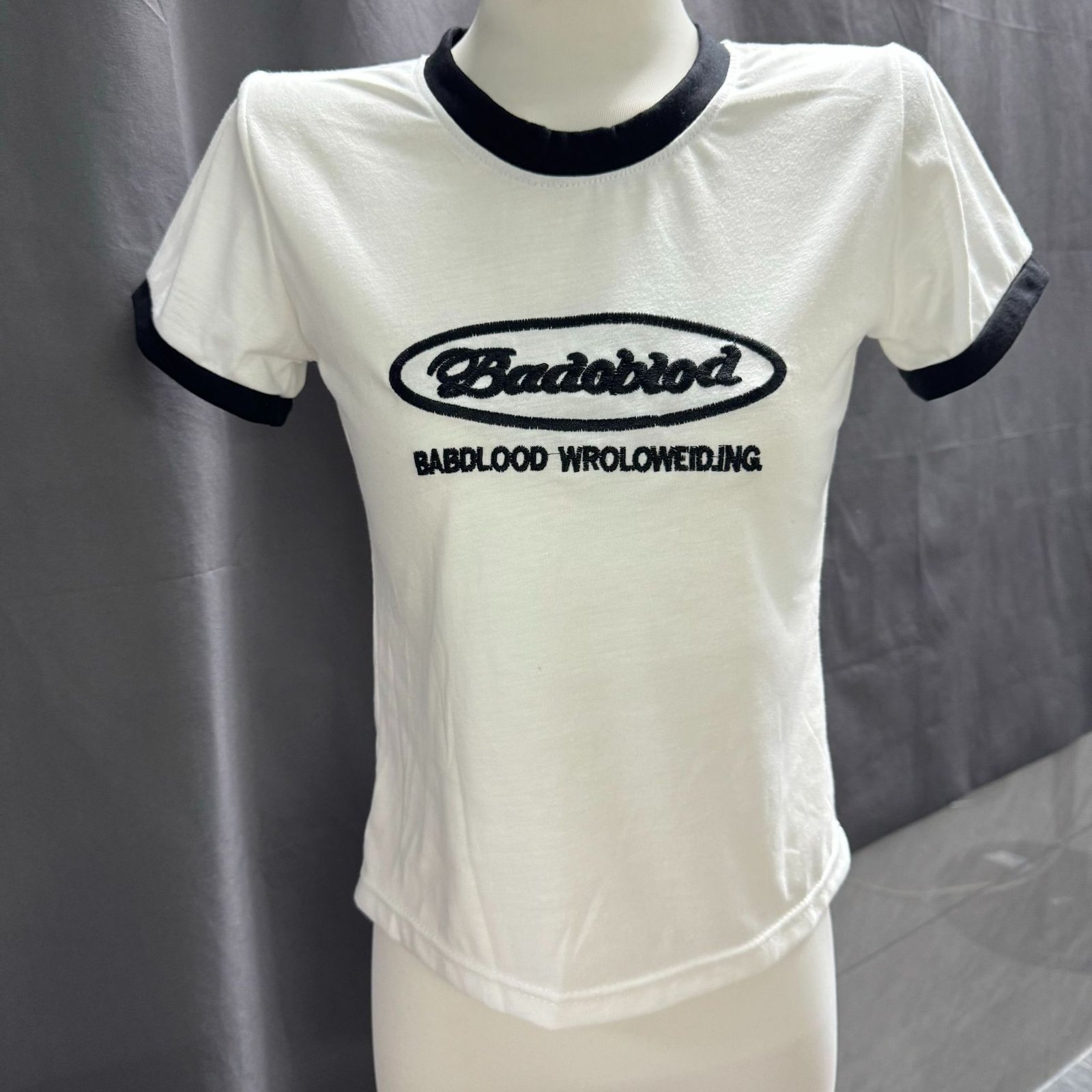 Vapetix S-XL Clearance Sale!!! Color-blocked Spliced Crew Neck Short-sleeved T-shirt Cotton Summer Slim-fit Shor – Bild 3