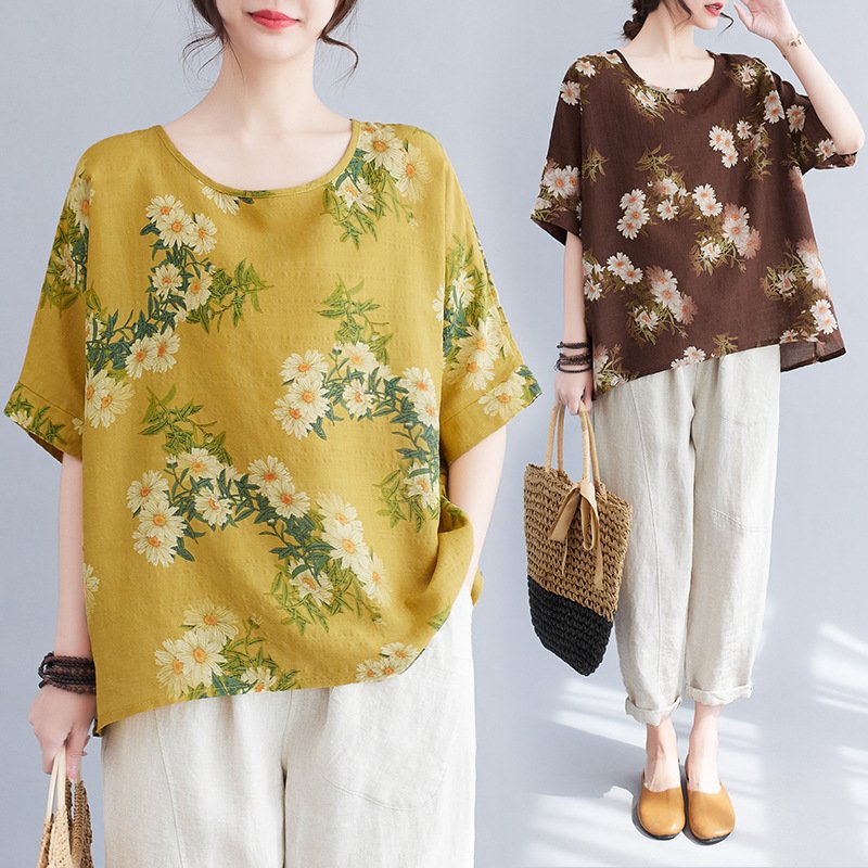 Vapetix Unisex size (recommended for approximately 70-100 kg)-Unisex size (recommended for approximately 70-100 kg) Large size women's clothing 2023 summer 100 kg (approximately 200 lbs) plus-size fashionable round- – Bild 8