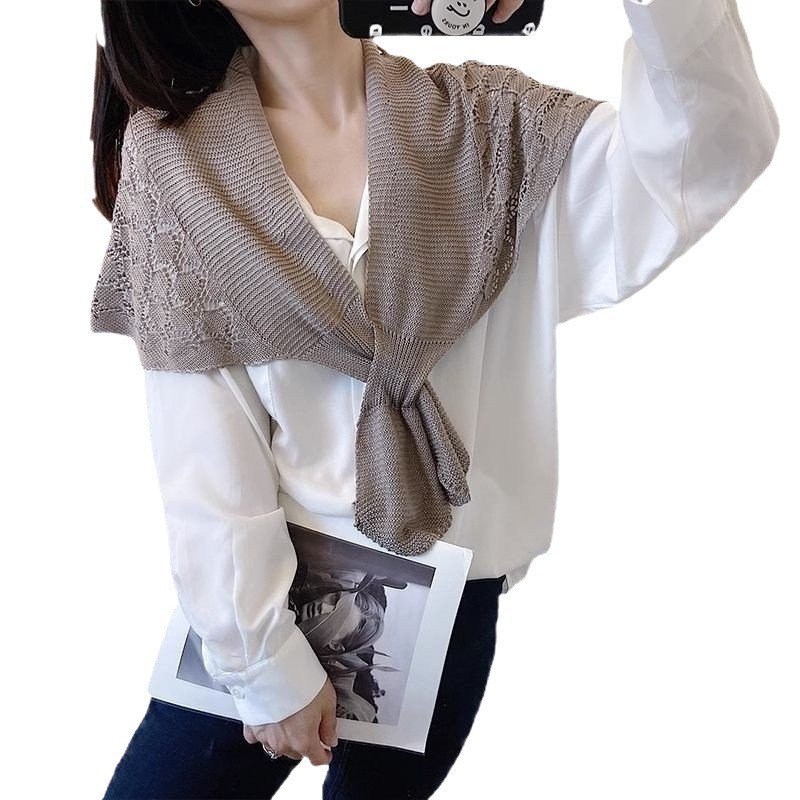 Vapetix Unisex size 80-125-Unisex size 80-125 Women's Small Shoulder Scarf for Air-Conditioned Rooms, New Style Cheongsam Outerwear, Knitted Fash – Bild 8