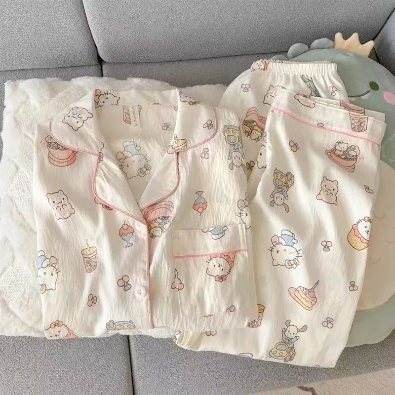 Vapetix 2 yards (M-L)-4 sizes (XL-XXL) New Treasure (Autumn 14) Women's Cloud Cotton Fall Cardigan Hooded Long Sleeve Long Pants Simple Co – Bild 2