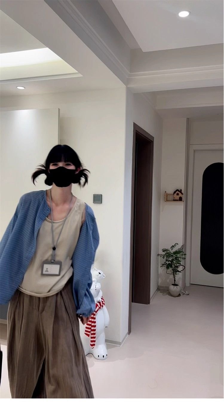 Vapetix S-2XL French blue checkered sunscreen shirt jacket for women, summer thin style, 2025 new arrival loose l – Bild 5