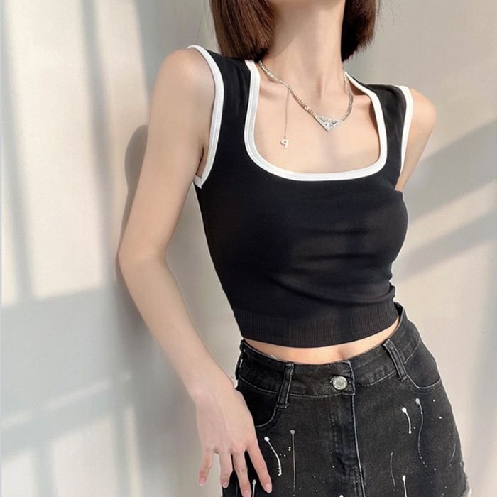 Vapetix Free Size-Free Size Colored Striped Square Collar, Strapless Bralette with Padded Cups, Backless Top for Young Girls, K – Bild 7