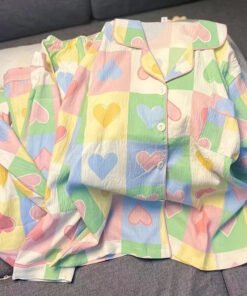 Vapetix 2 yards-4 inches 2025 【Xin Xu】 First Batch Autumn/Winter Cloud Cotton Double Long Printed Open-front Pajamas Women's