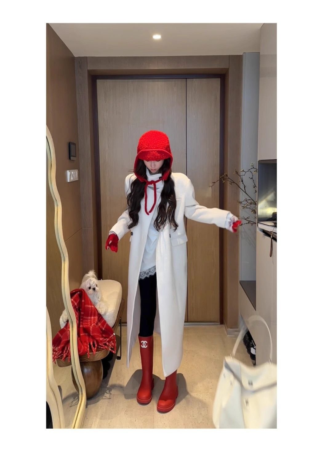 Vapetix S-XL French High-End Luxury Fashion Lace-Mesh V-Neck Long-Sleeve T-Shirt for Women: Autumn Style, Loose – Bild 3