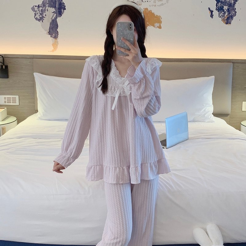 Vapetix M-XL Starry and Noble V-Neck Lace Sweet Princess Style Homecoming Dress for Spring and Autumn Seasons, 1 - 图片 2