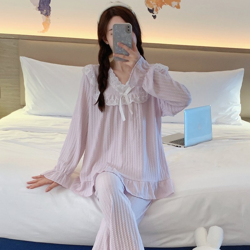 Vapetix M-XL Starry and Noble V-Neck Lace Sweet Princess Style Homecoming Dress for Spring and Autumn Seasons, 1 - 图片 5