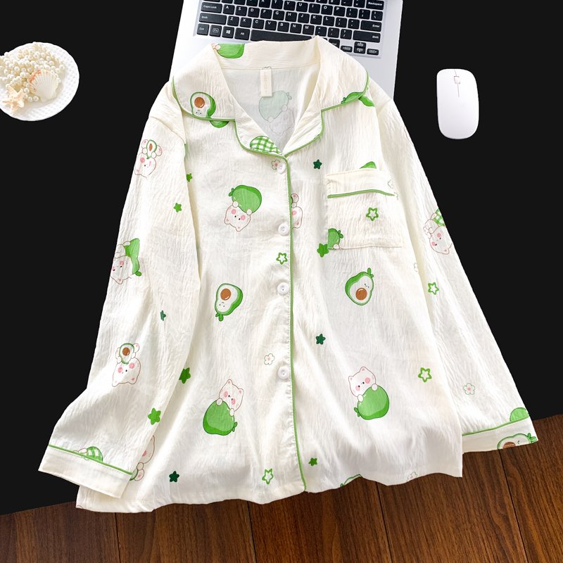 Vapetix M-XXL Jiao Mengran 2025 Autumn Cloud Cotton Collarless Open-Front Sweater and Long Pants Women's Set Casu – Bild 4