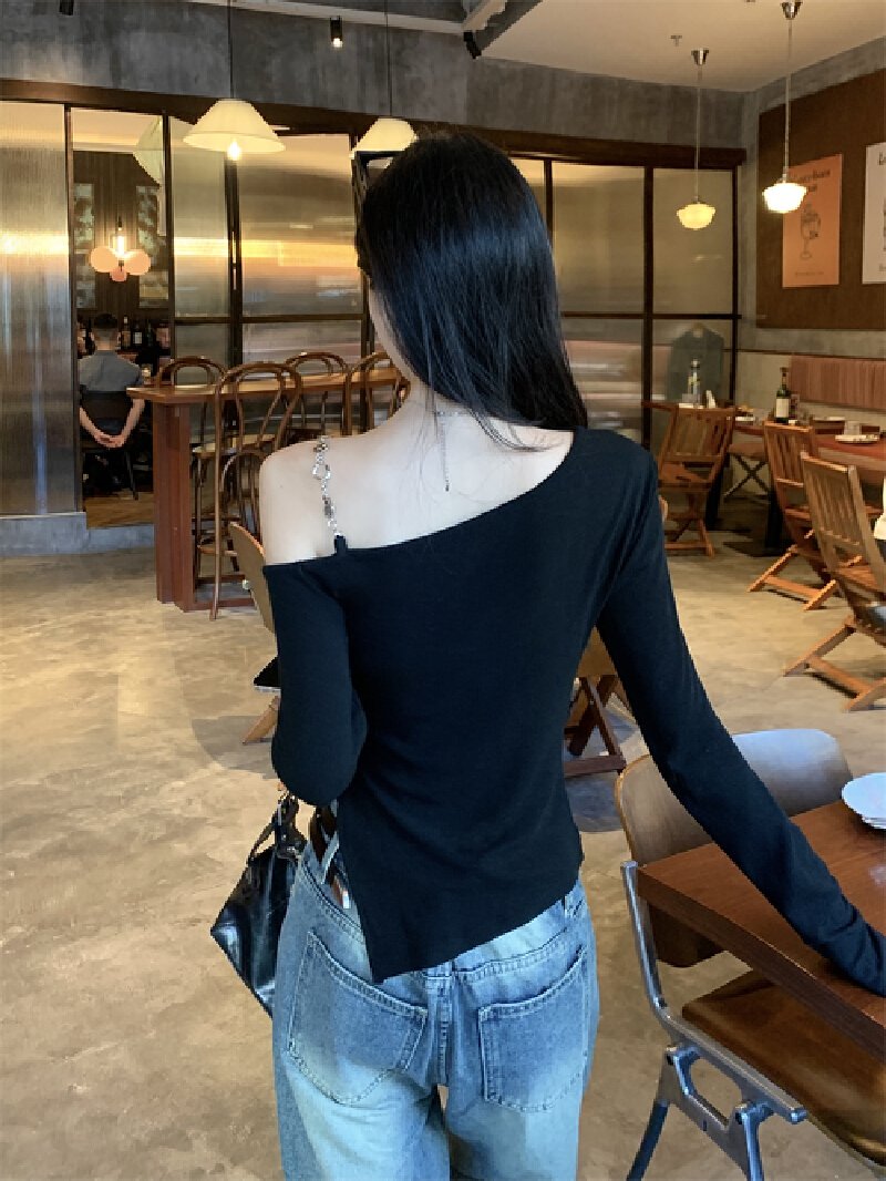 Vapetix M-XL Photographed 40 pieces of 100% cotton 210g 92% cotton/8% spandex women's long-sleeve T-shirt with s – Bild 3