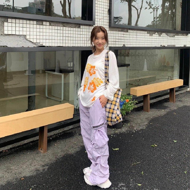 Vapetix S-XL Original Tencel Fabric American Retro Loose Long-Sleeve White Women's T-Shirt 2025 New Design Focus – Bild 5