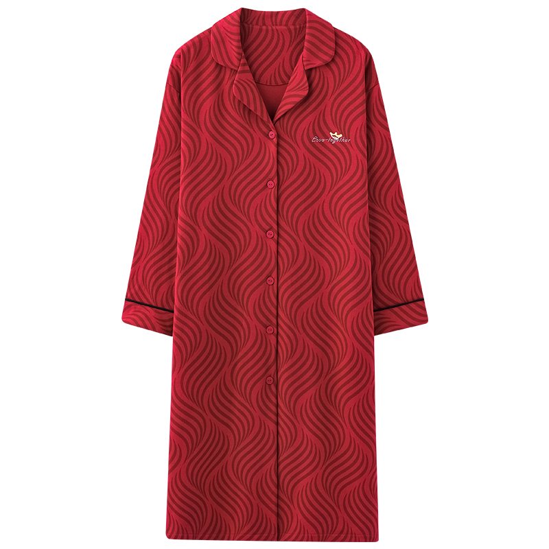 Vapetix M-XXXL New Autumn Cotton-Like Wedding Celebration Crew Neck Hooded Long-Sleeve Long Pants Pajamas for Men - 图片 2