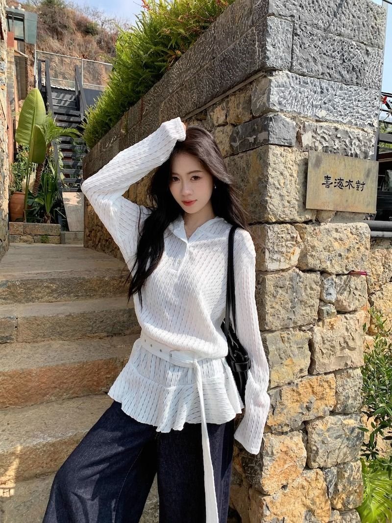 Vapetix S-XL Sweet and Cool Spicy Sisterhood Long-Sleeved Hooded T-Shirt for Women - Spring and Summer - Unconve – Bild 5