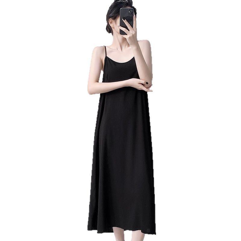 Vapetix Unisex (90-145 lbs)-Unisex (90-145 lbs) Women's Spring and Autumn Season Thin Cotton Gauze Nightgown with Straps, Soft and Sweet Homecoming – Bild 9