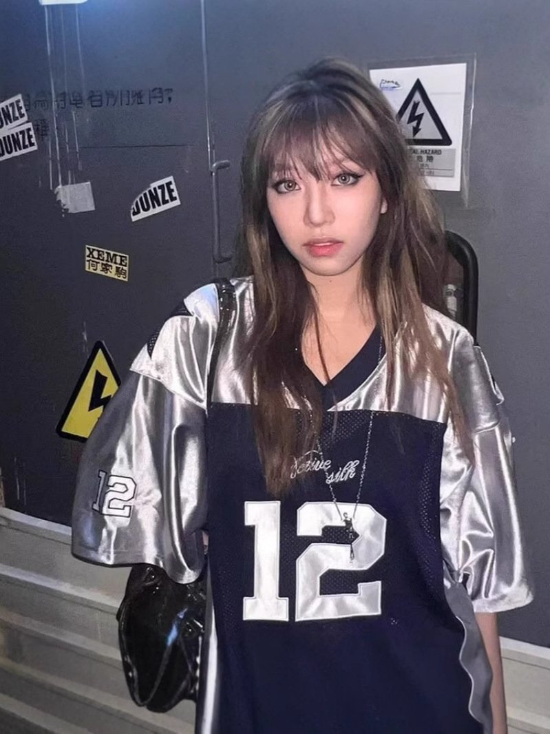 Vapetix M-XXL American style sports shirt short-sleeved T-shirt for men summer trendy brand loose design sense ni – Bild 9