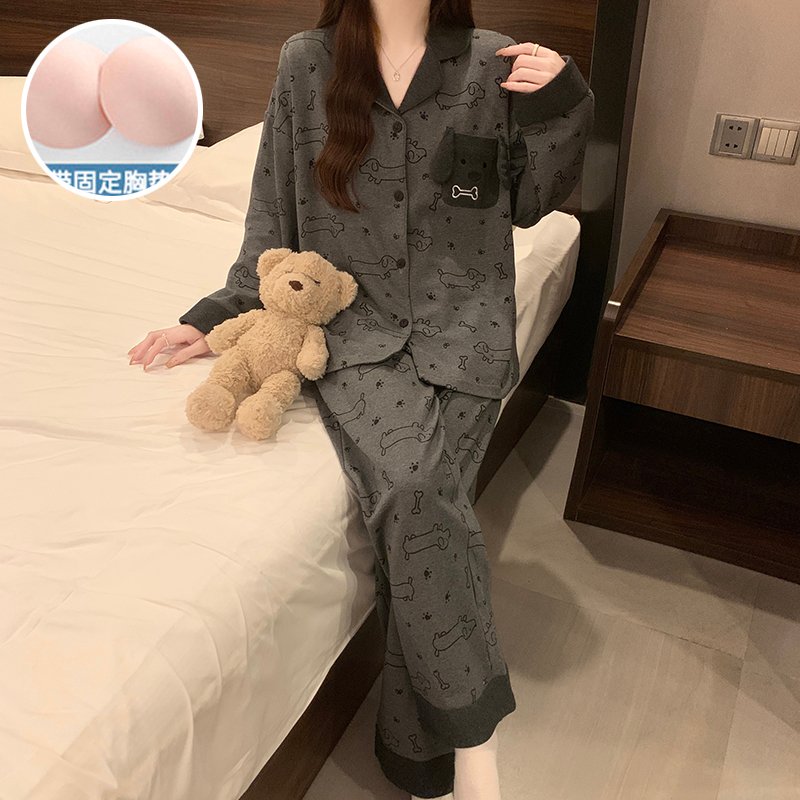 Vapetix M-XXL Women's 2025 Autumn 180g Cotton-Blend Pullover Hooded Sweatshirt and Pants Set with Built-in Bralet – Bild 4