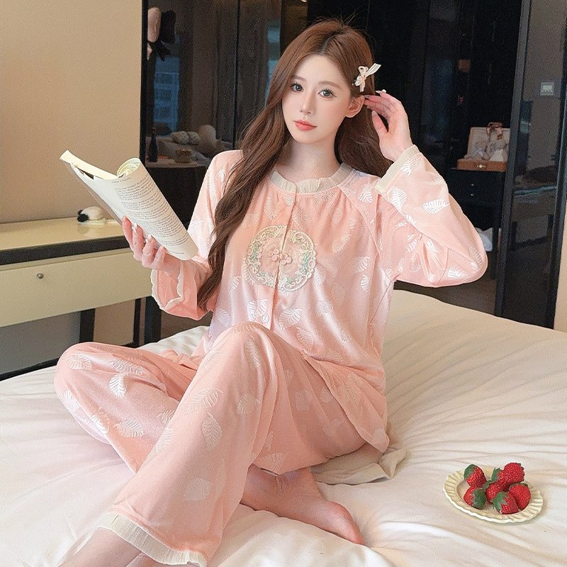 Vapetix M-XXL 【Qiao Mengran】Velvet Pressed Flower Women's Autumn/Winter New Chinese Style Long Sleeve Cardigan Ho - 图片 3