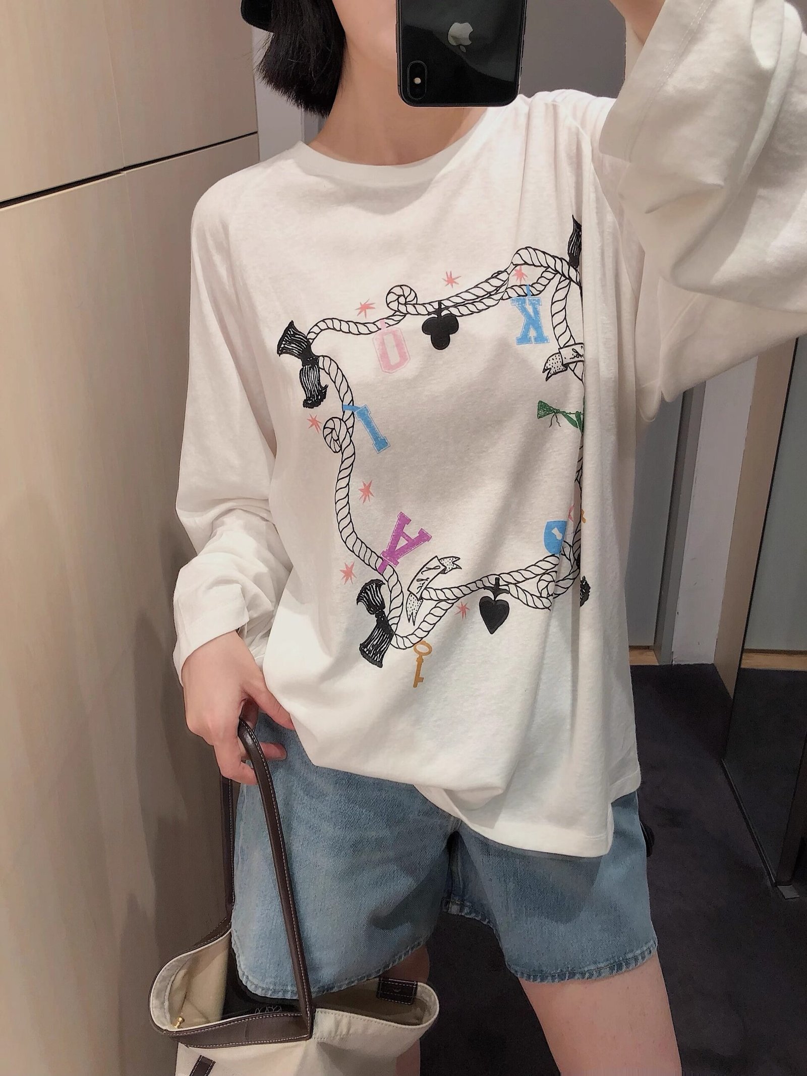 Vapetix S-3XL Official Image 21-ply Pure Cotton - 210g (100% Cotton) Autumn Long-sleeve T-shirt for Women Loose T