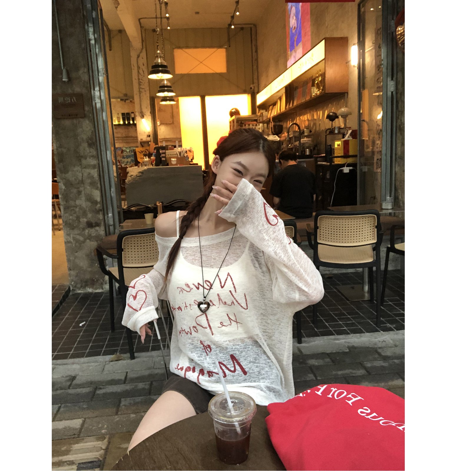 Vapetix S-XL MR【Original Cotton Linen Fabric】Sun Protection Hooded Shirt for Women - Summer Long Sleeve T-Shirt