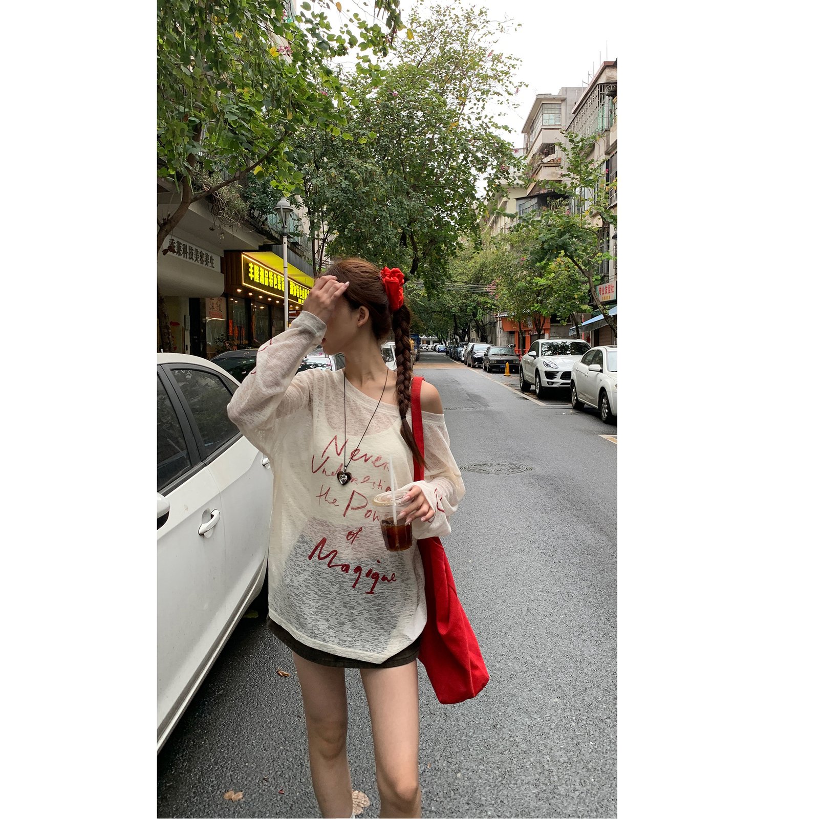 Vapetix S-XL MR【Original Cotton Linen Fabric】Sun Protection Hooded Shirt for Women - Summer Long Sleeve T-Shirt – Bild 2