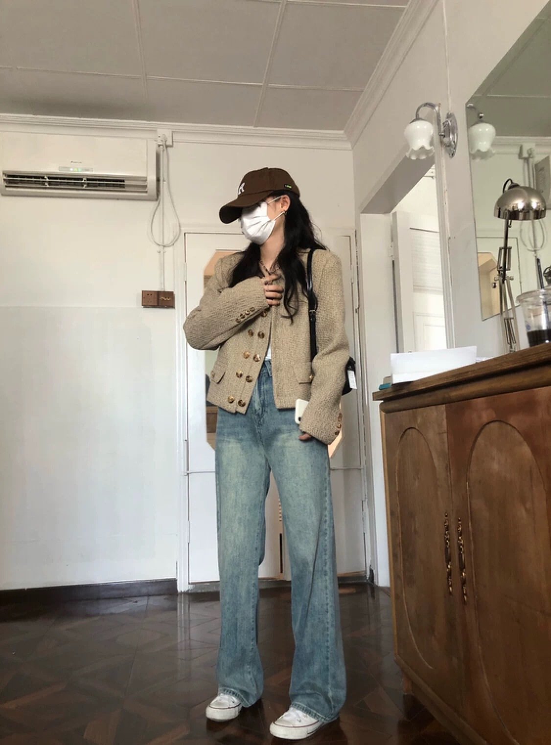 Vapetix S-XL Gentle Breeze Short Coat for Women - Autumn/Winter 2025 - Petite and Elegant High-End Korean Lady S