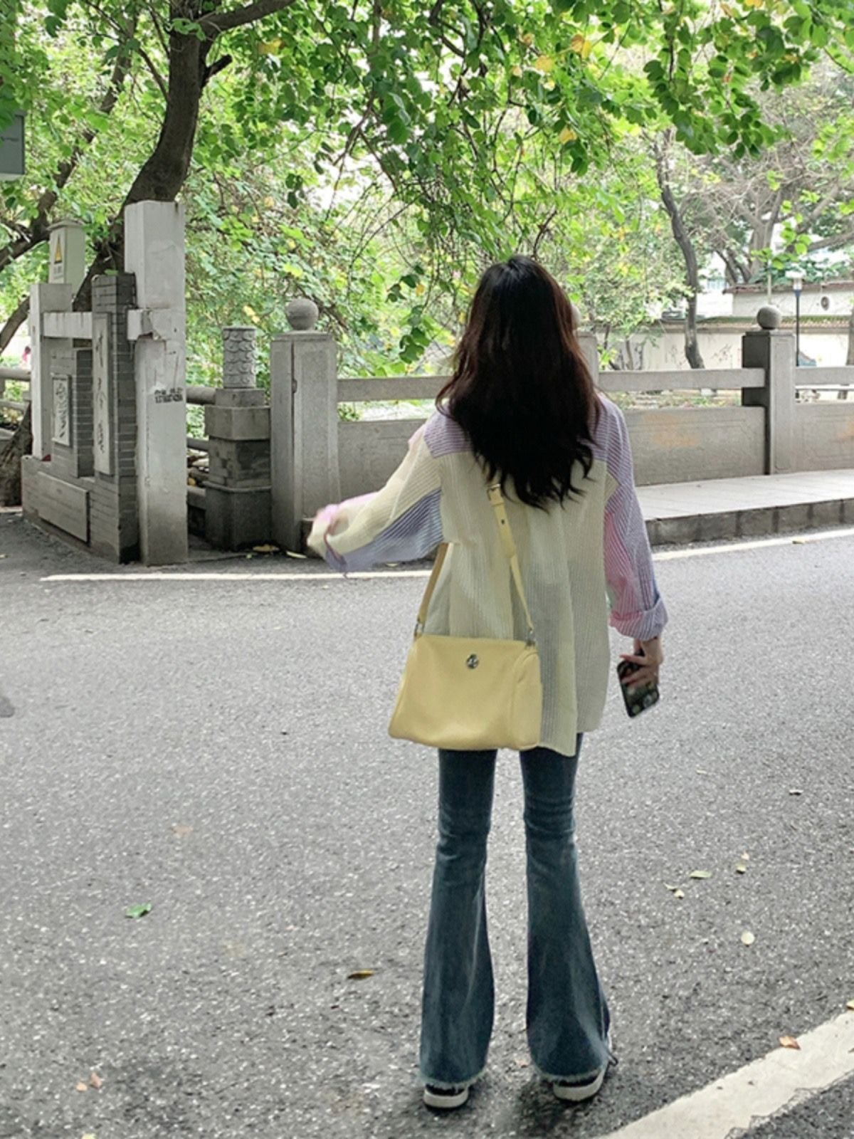 Vapetix M-2XL Macaron color-blocking plaid shirt for women in summer new design niche loose casual age-reducing v - 图片 2