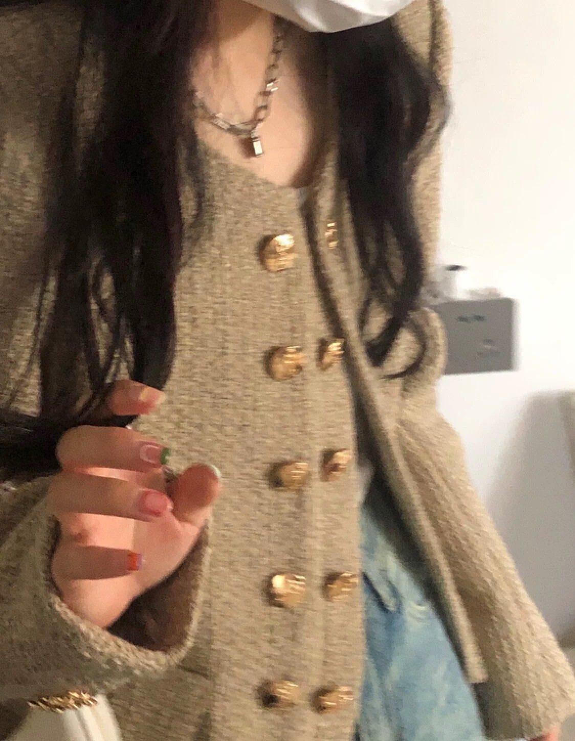 Vapetix S-XL Gentle Breeze Short Coat for Women - Autumn/Winter 2025 - Petite and Elegant High-End Korean Lady S – Bild 2