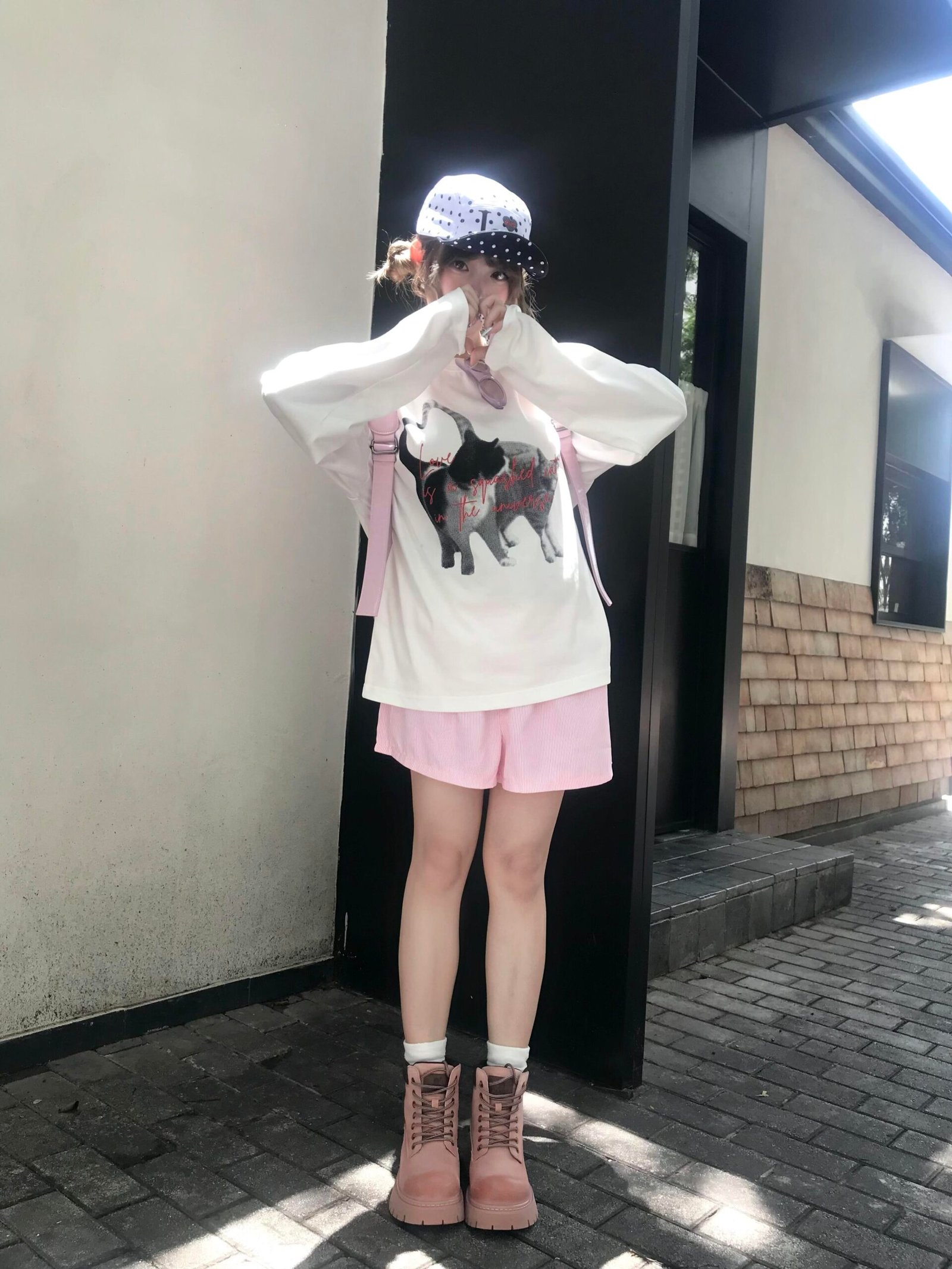 Vapetix M-2XL 【200g pure cotton silicone + shoulder bag edge + imitation buckle】 women's long sleeve t-shirt