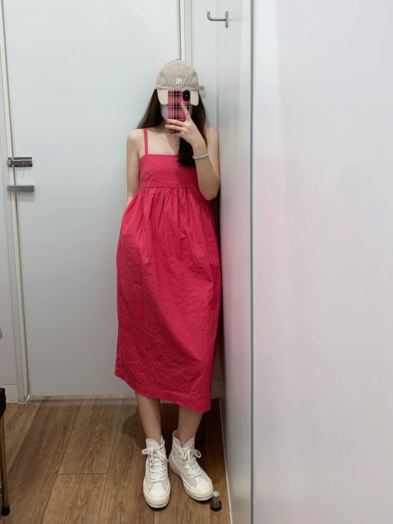 Vapetix S-2XL French-style slip dress for women, summer 2025 new arrival, mid-length, high-waisted, slimming, you