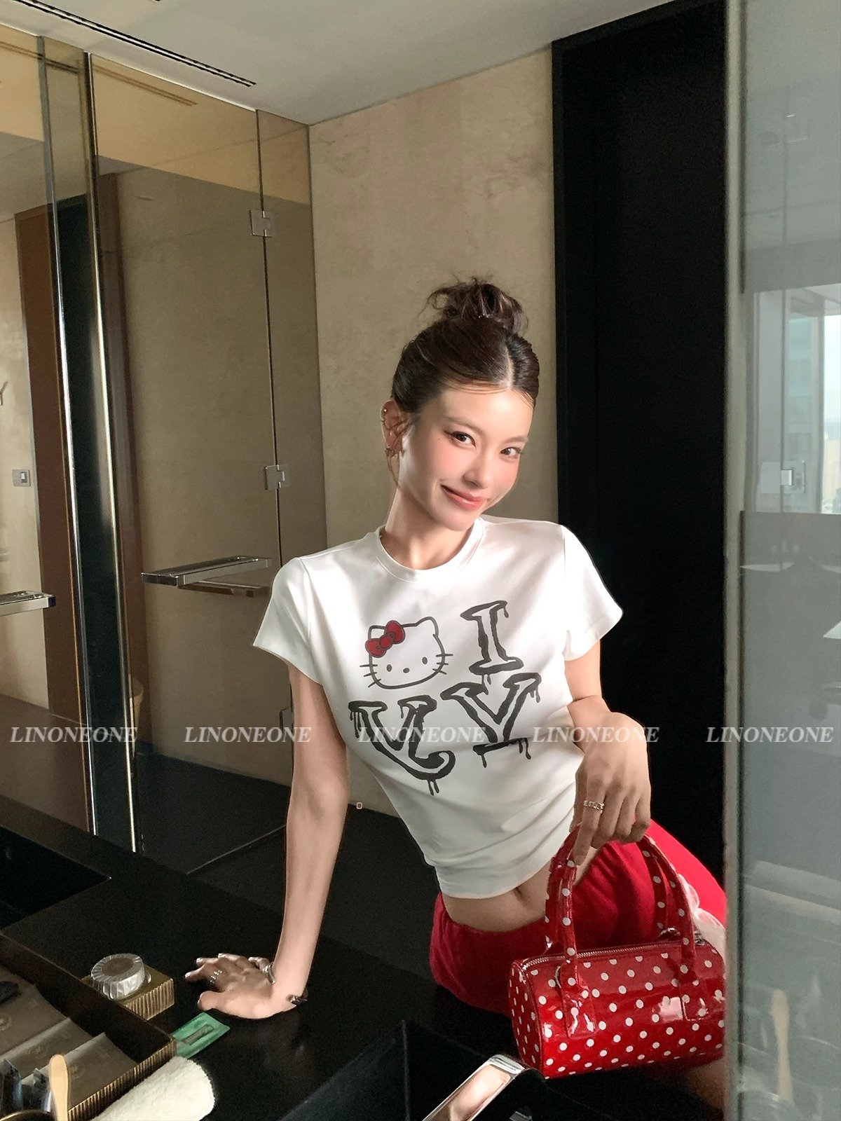 Vapetix S-2XL Official image: 100% Cotton 40s 220g (92% Cotton 8% Spandex) Women's Printed T-shirt with Straight