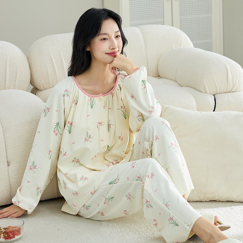 Vapetix M-XXL Spring and Autumn New Open-Front Cardigan 100% Cotton Long-Sleeve Women's Sweet Casual Homecoming S – Bild 2