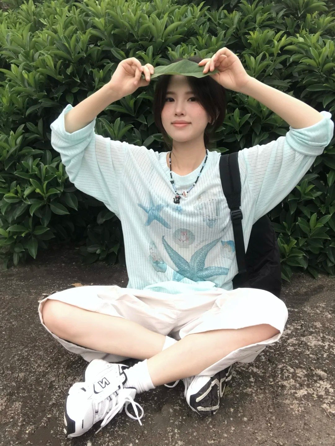 Vapetix S-XL Original printed fabric livestream quality round neck women's top - 图片 2