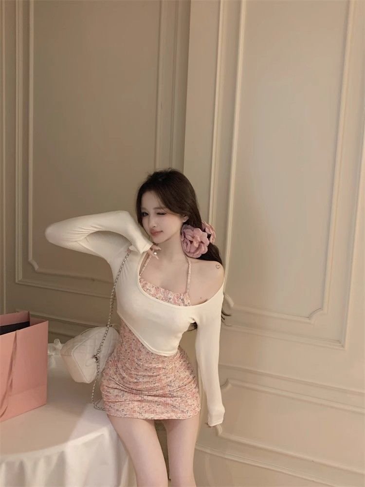 Vapetix S-XL Pure and lustful outfit hot girl suit for women in summer 2025 new design niche floral short skirt - 图片 4