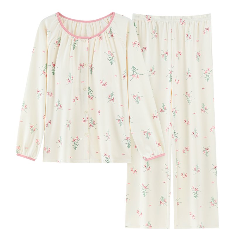 Vapetix M-XXL Spring and Autumn New Open-Front Cardigan 100% Cotton Long-Sleeve Women's Sweet Casual Homecoming S – Bild 3