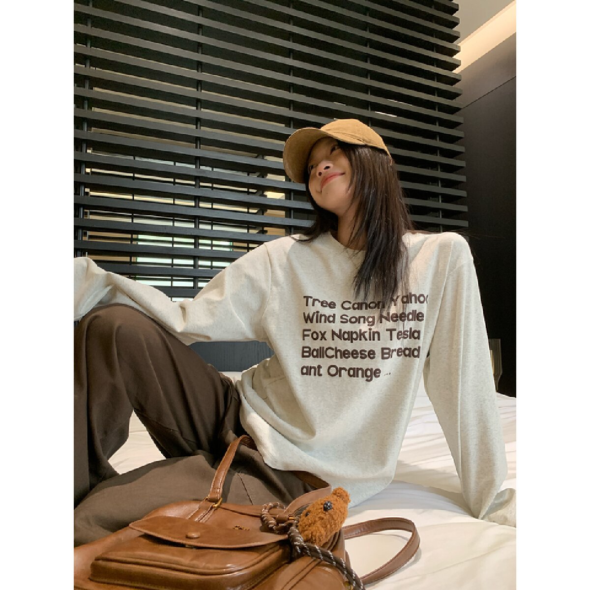 Vapetix S-3XL Korean Foreign Trade: 21-Count Pure Cotton - 210g 100% Cotton Autumn Long-Sleeve T-Shirt for Women, – Bild 4