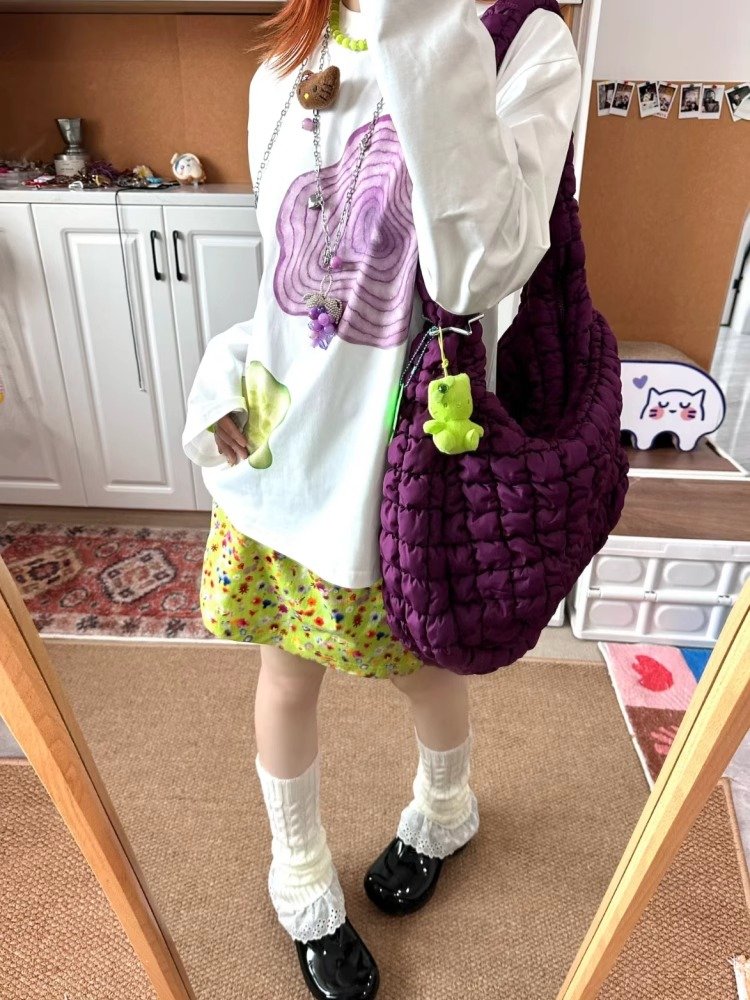 Vapetix S-3XL Official Image 21 Piece 100% Cotton - 210g (100% Cotton) Fall Long Sleeve T-Shirt for Women Loose T – Bild 2