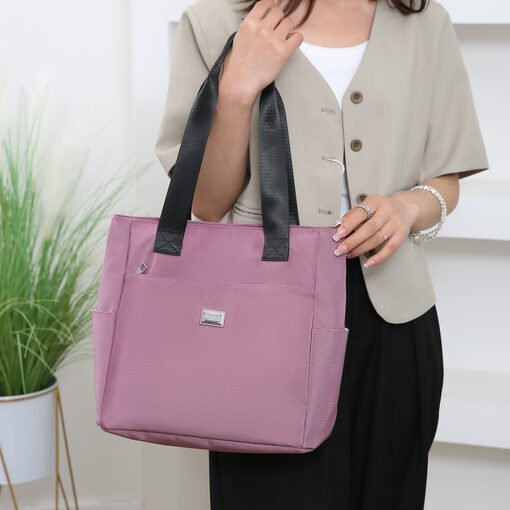 Vapetix Free Size-Free Size  2024 New Mother Bag Women's Nylon Single Shoulder Bag Fashion Large Capacity Handbag Oxford Cloth T