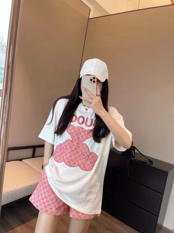 Vapetix M-XXXL Ladies' Summer Casual Sportswear Set Trendy and Stylish Short Shorts Two-Piece Outfit – Bild 3