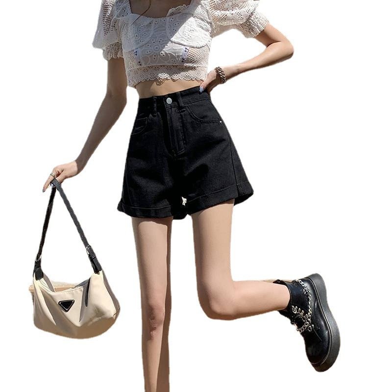 Vapetix S-2XL Women's High-Waisted Slim Summer Jeans, Chic Korean Style Loose Fit, Versatile and Slimming, Casual - 图片 2