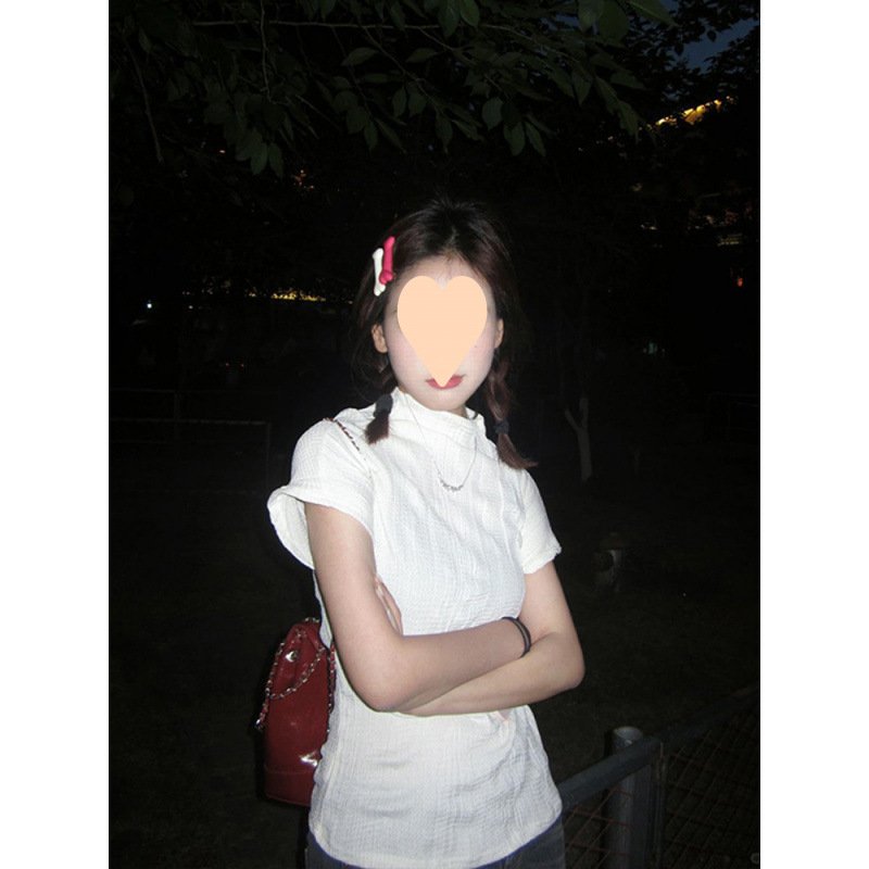 Vapetix XS-2XL Vintage American Regular Shoulder Short Sleeve Women's Summer Fitted Waist Pleated Design Aesthetic – Bild 3