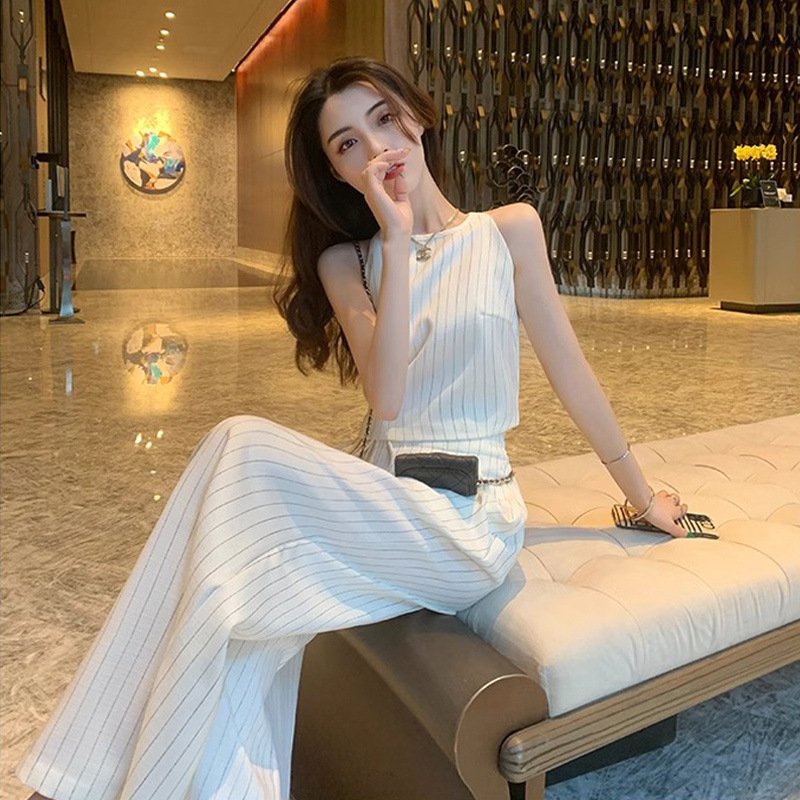 Vapetix S-2XL Ladies' 2025 Summer New Arrival High-End Style Casual Fashion Tank Top and Wide Leg Pants Set – Bild 5