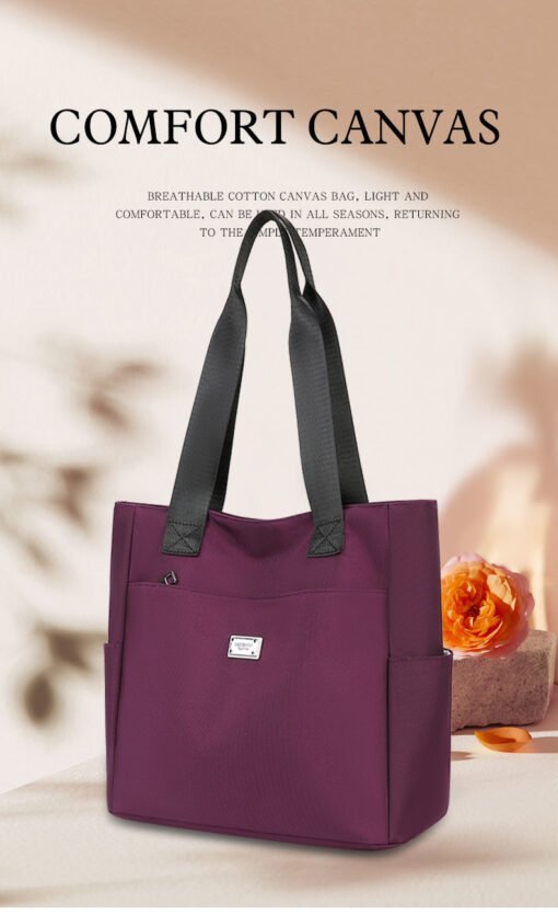 Vapetix Free Size-Free Size  2024 New Mother Bag Women's Nylon Single Shoulder Bag Fashion Large Capacity Handbag Oxford Cloth T – Bild 4
