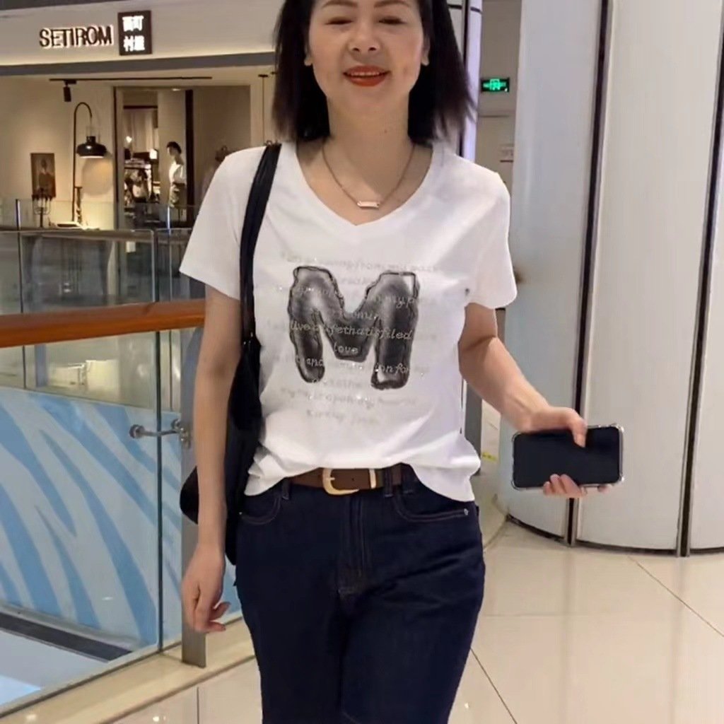 Vapetix S【Recommended 70-85 lbs】-XXXL【Suggested for 160-180 lbs】 80% positive review rate: Cotton Short-Sleeve T-Shirt for Women—Versatile, Slim-Fit Casual Base Top – Bild 5