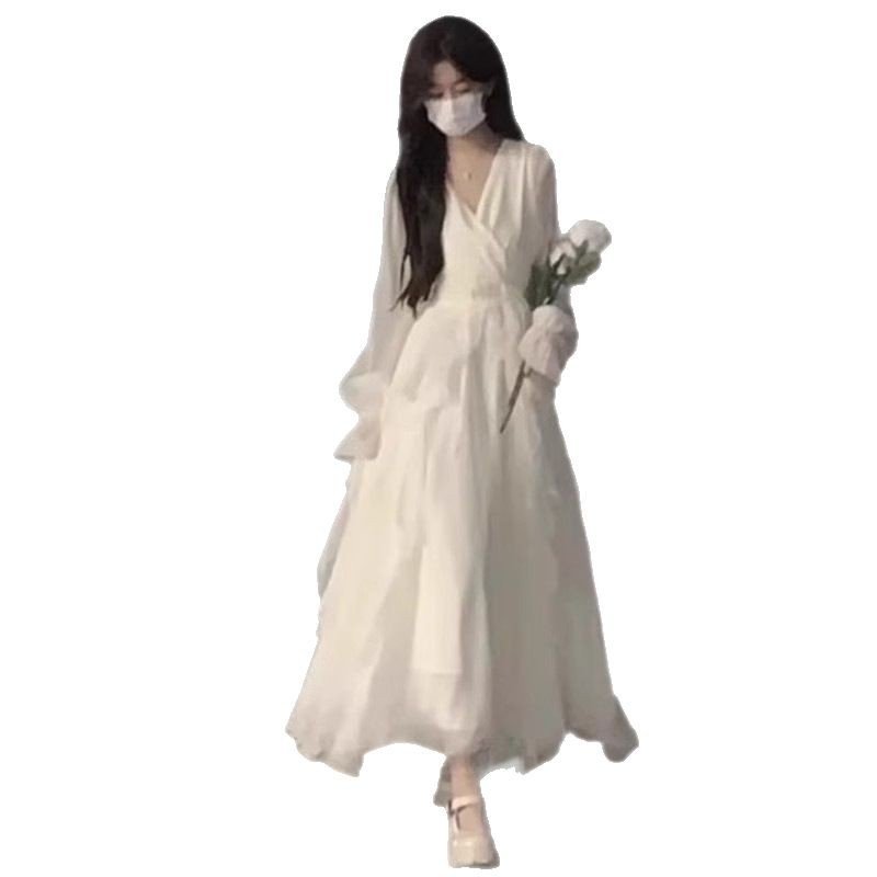 Vapetix S-XL Fairy dress strap maxi dress beach vacation dress summer beach strap dress long dress apricot color – Bild 3