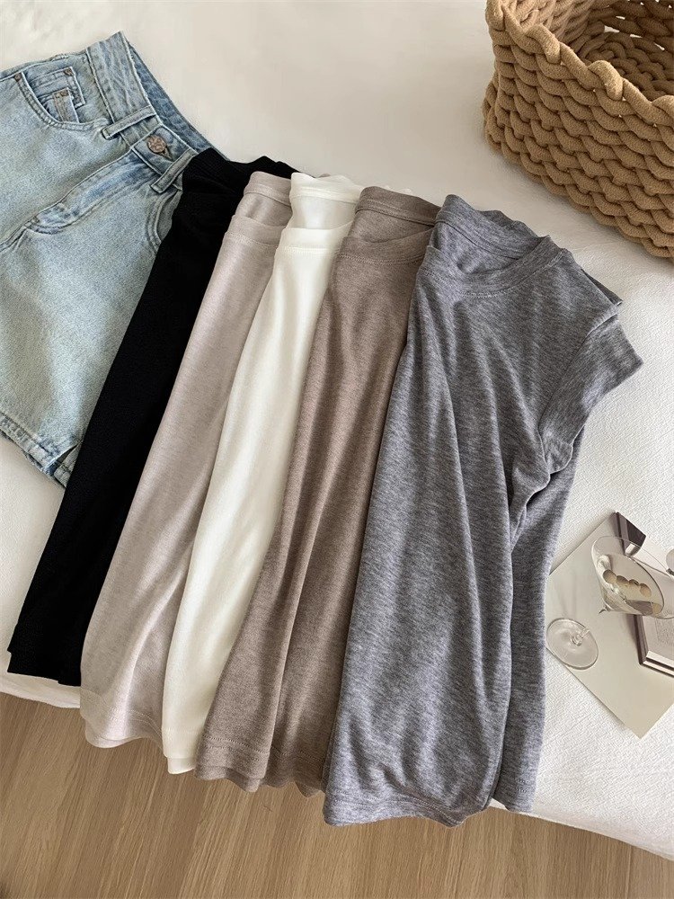 Vapetix S-XL Lightweight and Comfortable Pure Cotton Sleeveless Spaghetti Strap Tank Top for Women - 2024 Summer - 图片 2