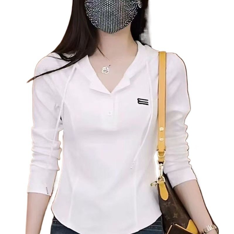 Vapetix M-4XL Mid-length casual top, versatile hooded sweatshirt—spring and autumn, lightweight design that flatt – Bild 4