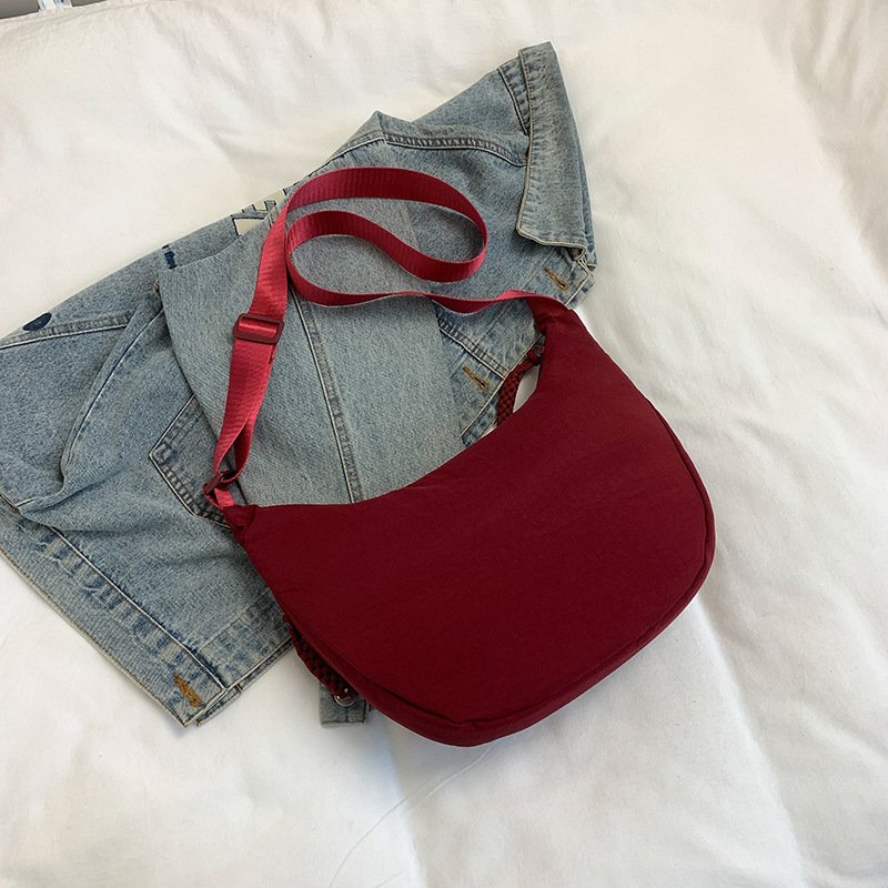 Vapetix Free Size-Free Size 2025 Solid Color Trendy Personal Single Shoulder Bag for Women, Daily Simple Dumpling Bag, Versatil – Bild 4