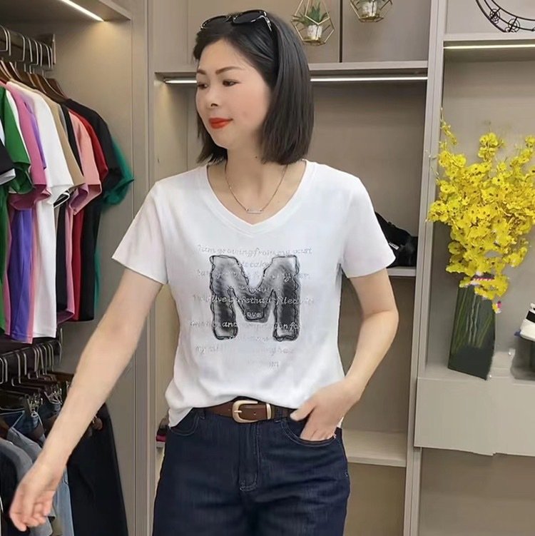 Vapetix S【Recommended 70-85 lbs】-XXXL【Suggested for 160-180 lbs】 80% positive review rate: Cotton Short-Sleeve T-Shirt for Women—Versatile, Slim-Fit Casual Base Top – Bild 7