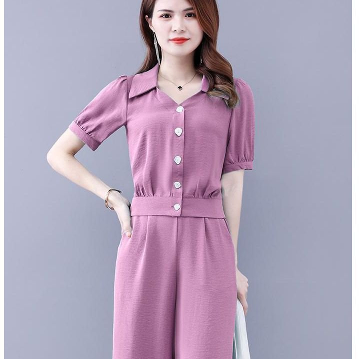 Vapetix M-4XL This year's popular women's summer fashion western temperament youthful goddess style two-piece set – Bild 4