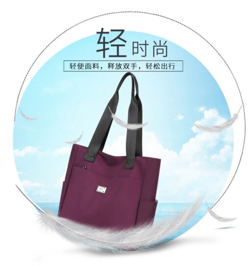 Vapetix Free Size-Free Size  2024 New Mother Bag Women's Nylon Single Shoulder Bag Fashion Large Capacity Handbag Oxford Cloth T – Bild 7